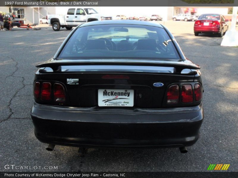 Black / Dark Charcoal 1997 Ford Mustang GT Coupe