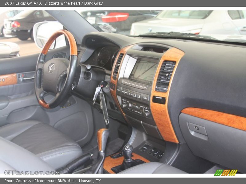 Blizzard White Pearl / Dark Gray 2007 Lexus GX 470