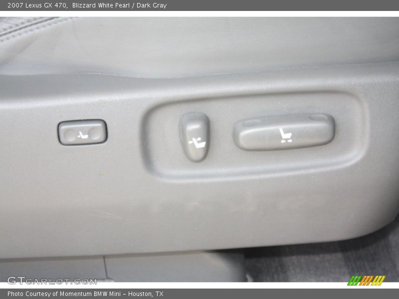 Blizzard White Pearl / Dark Gray 2007 Lexus GX 470