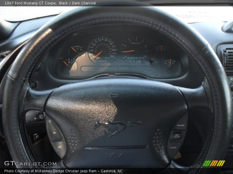Black / Dark Charcoal 1997 Ford Mustang GT Coupe