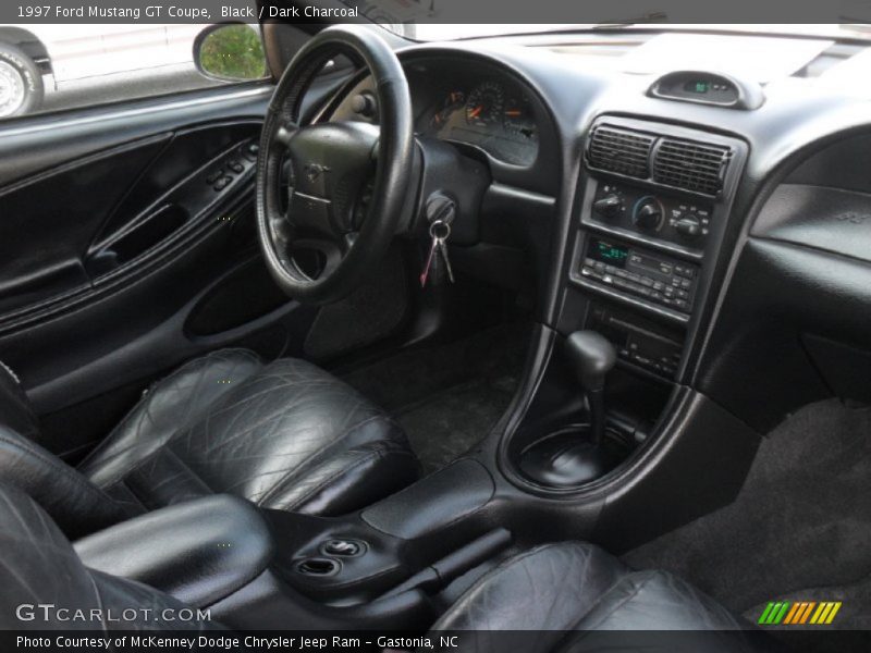 Black / Dark Charcoal 1997 Ford Mustang GT Coupe