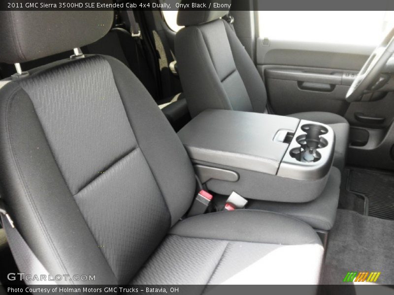 Onyx Black / Ebony 2011 GMC Sierra 3500HD SLE Extended Cab 4x4 Dually