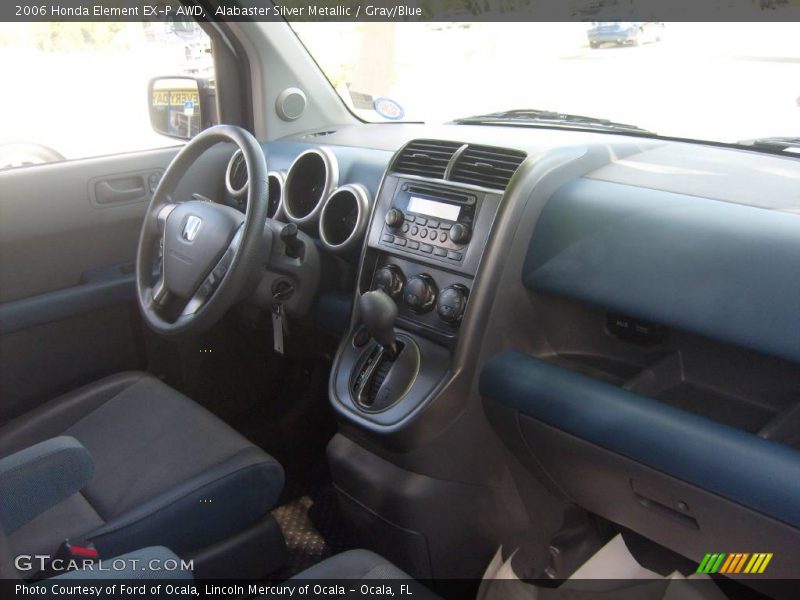 Alabaster Silver Metallic / Gray/Blue 2006 Honda Element EX-P AWD