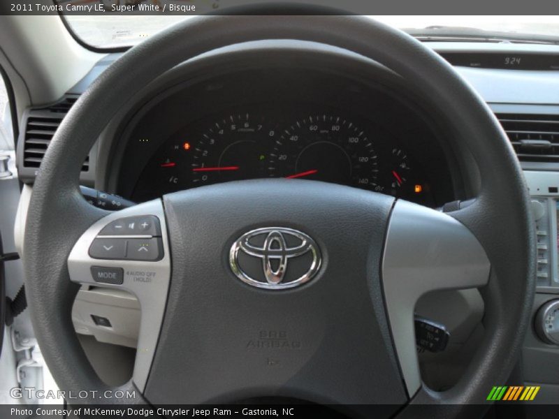 Super White / Bisque 2011 Toyota Camry LE