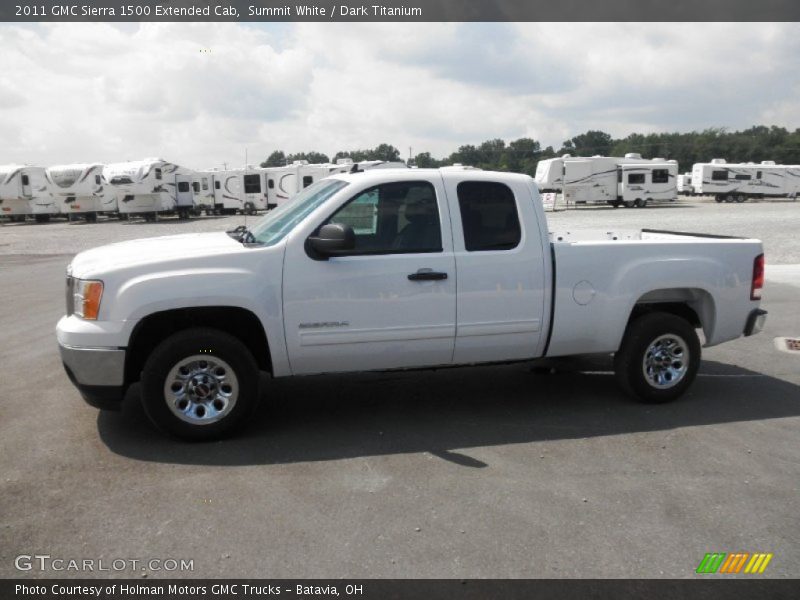 Summit White / Dark Titanium 2011 GMC Sierra 1500 Extended Cab
