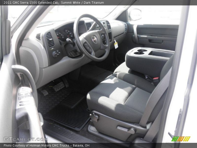 Summit White / Dark Titanium 2011 GMC Sierra 1500 Extended Cab