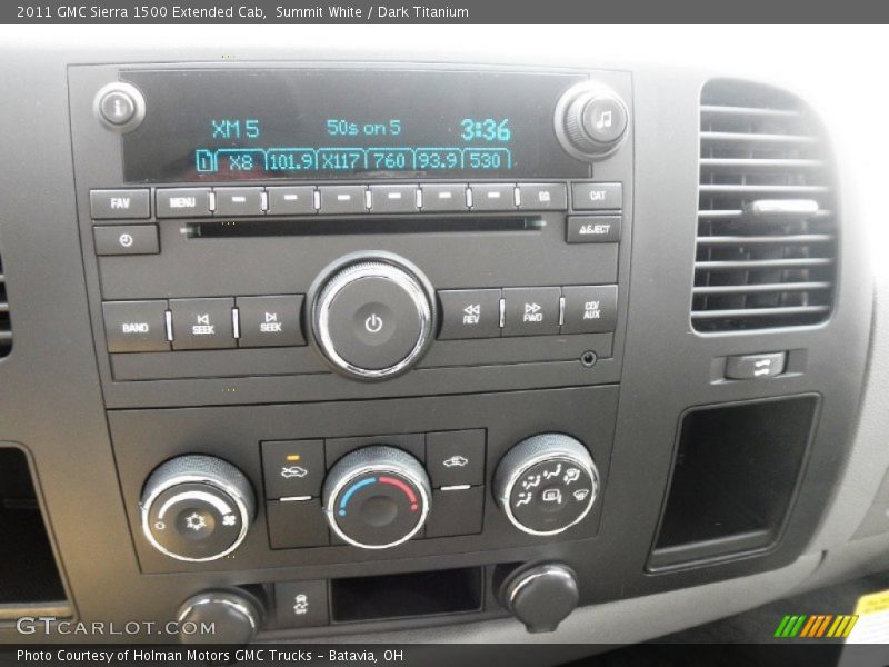 Summit White / Dark Titanium 2011 GMC Sierra 1500 Extended Cab
