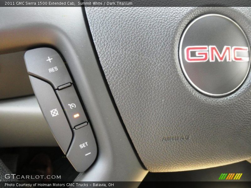 Summit White / Dark Titanium 2011 GMC Sierra 1500 Extended Cab