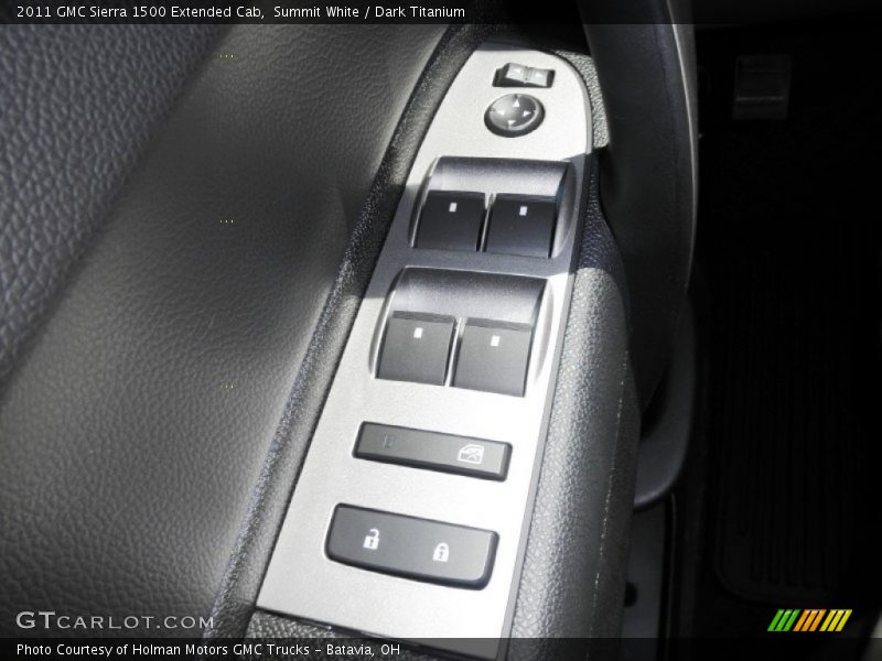 Summit White / Dark Titanium 2011 GMC Sierra 1500 Extended Cab