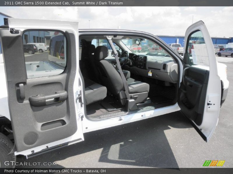 Summit White / Dark Titanium 2011 GMC Sierra 1500 Extended Cab