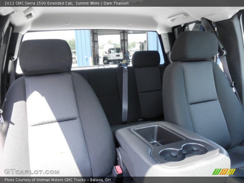 Summit White / Dark Titanium 2011 GMC Sierra 1500 Extended Cab