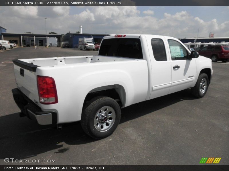 Summit White / Dark Titanium 2011 GMC Sierra 1500 Extended Cab