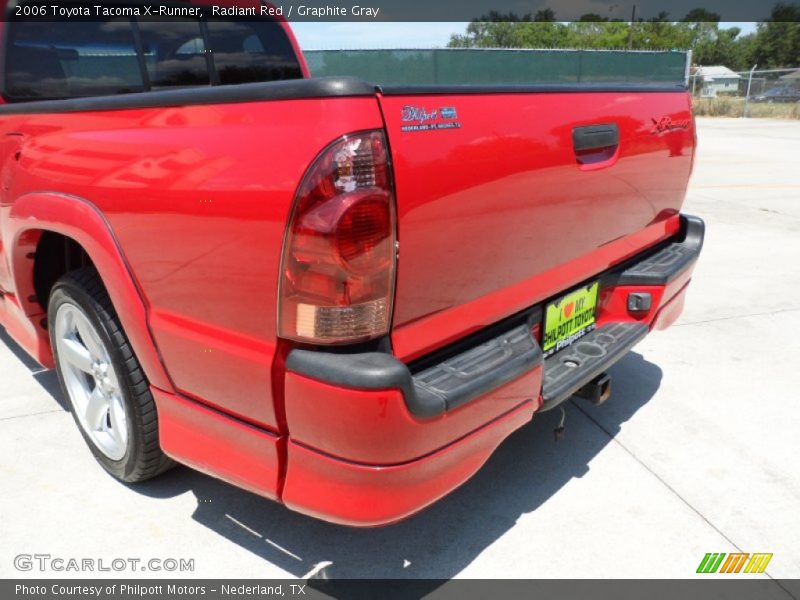 Radiant Red / Graphite Gray 2006 Toyota Tacoma X-Runner