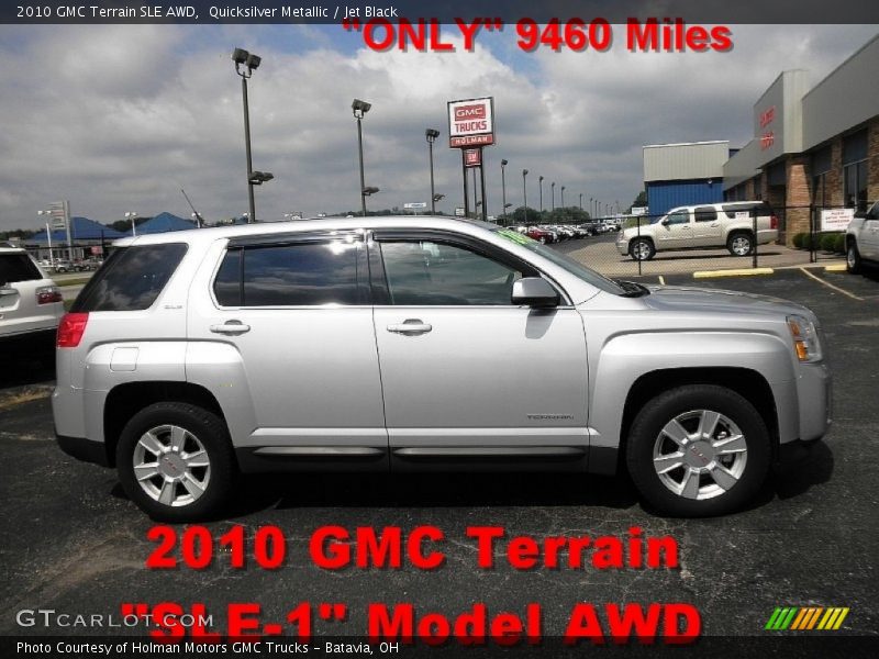 Quicksilver Metallic / Jet Black 2010 GMC Terrain SLE AWD