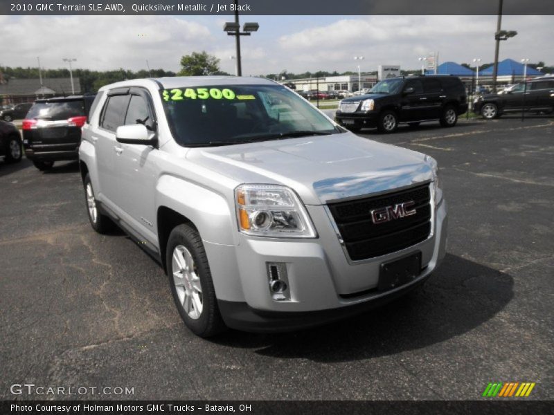 Quicksilver Metallic / Jet Black 2010 GMC Terrain SLE AWD