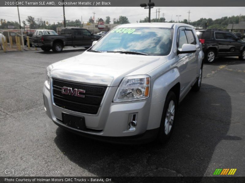 Quicksilver Metallic / Jet Black 2010 GMC Terrain SLE AWD