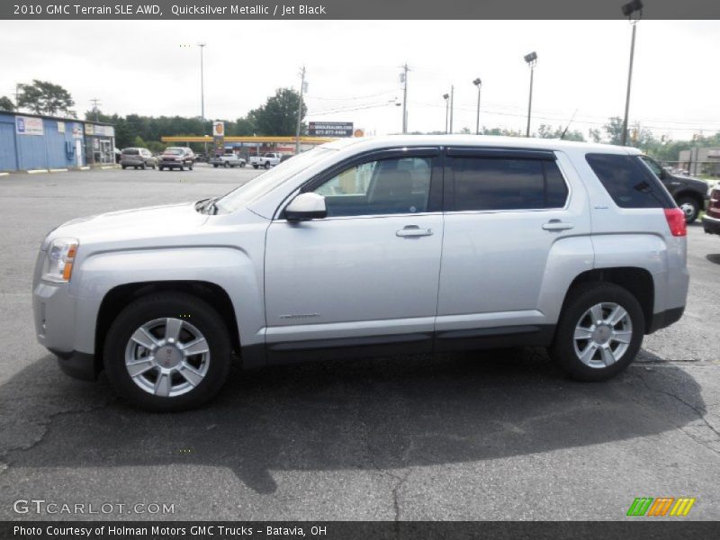 Quicksilver Metallic / Jet Black 2010 GMC Terrain SLE AWD