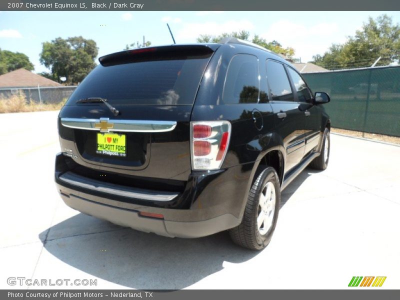 Black / Dark Gray 2007 Chevrolet Equinox LS