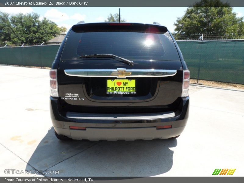 Black / Dark Gray 2007 Chevrolet Equinox LS