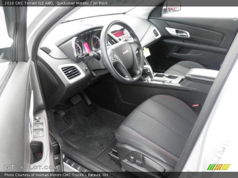 Quicksilver Metallic / Jet Black 2010 GMC Terrain SLE AWD