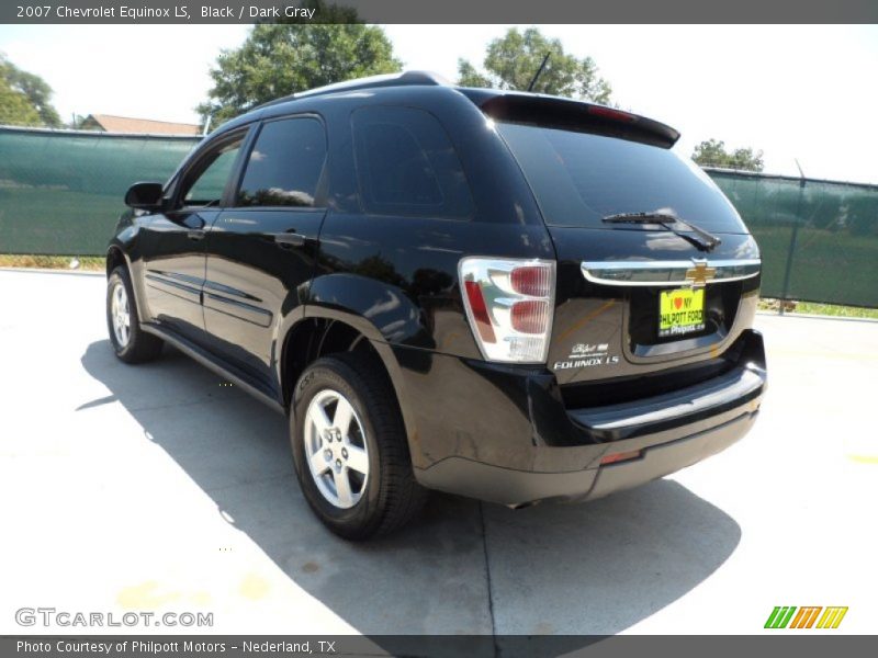 Black / Dark Gray 2007 Chevrolet Equinox LS