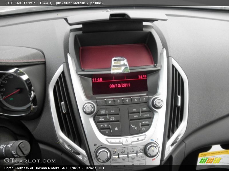 Quicksilver Metallic / Jet Black 2010 GMC Terrain SLE AWD