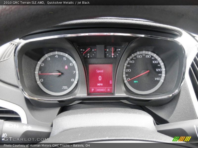 Quicksilver Metallic / Jet Black 2010 GMC Terrain SLE AWD