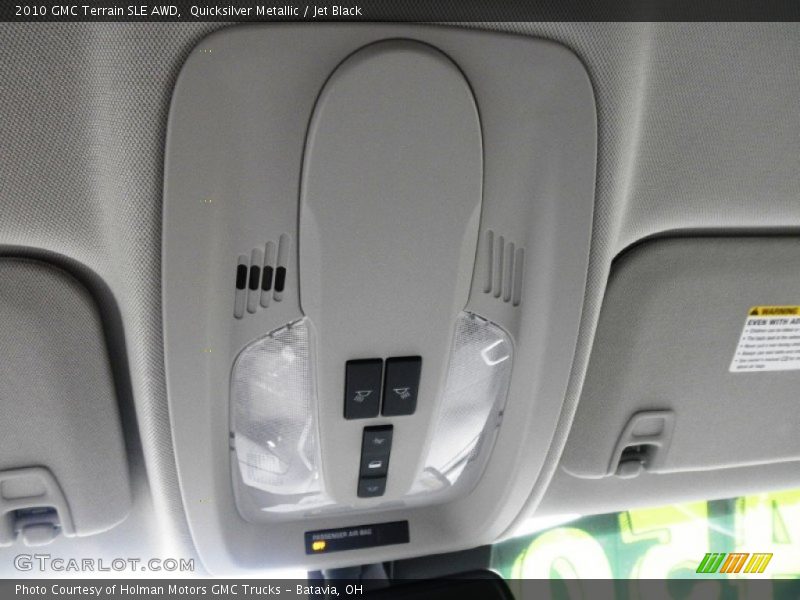 Quicksilver Metallic / Jet Black 2010 GMC Terrain SLE AWD