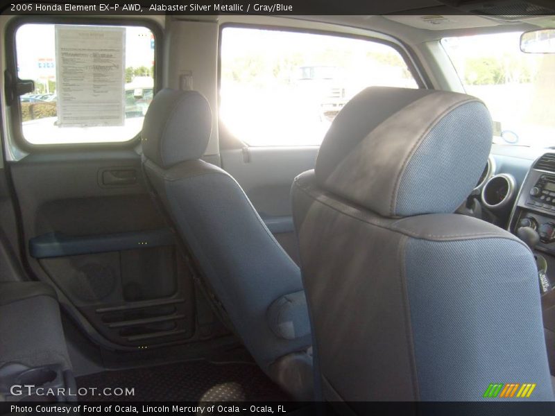 Alabaster Silver Metallic / Gray/Blue 2006 Honda Element EX-P AWD
