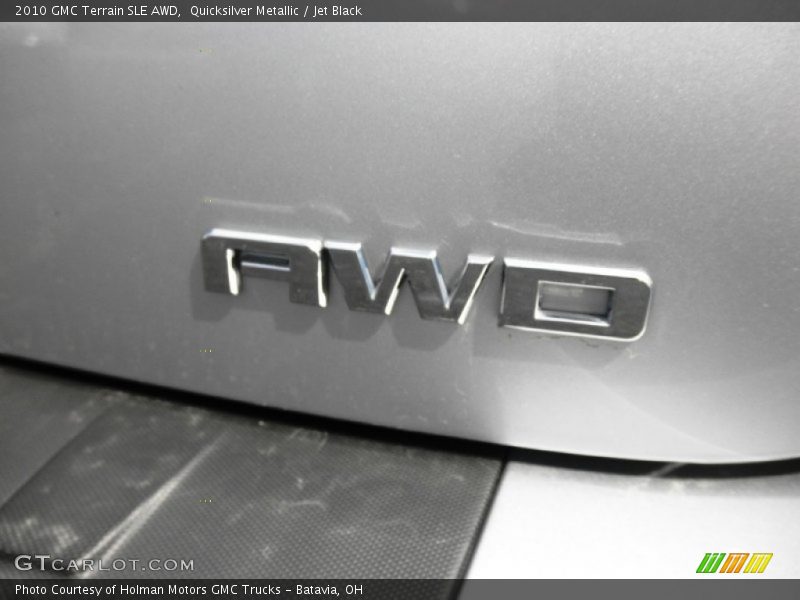Quicksilver Metallic / Jet Black 2010 GMC Terrain SLE AWD