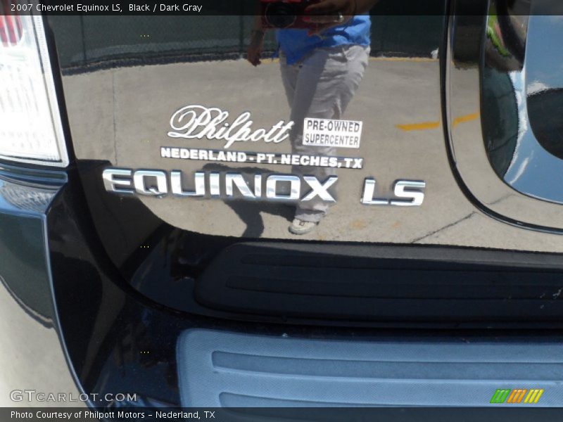 Black / Dark Gray 2007 Chevrolet Equinox LS