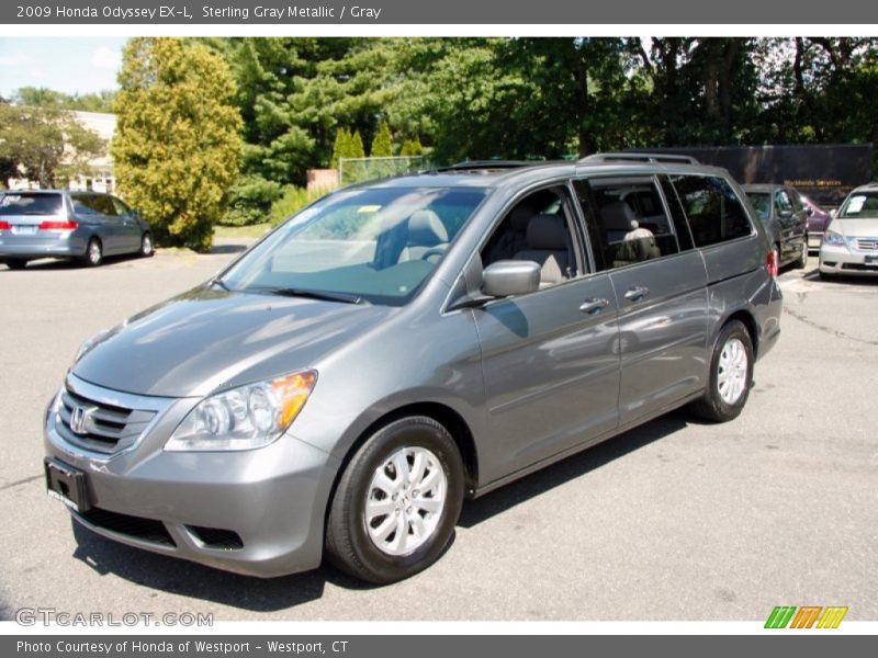 Sterling Gray Metallic / Gray 2009 Honda Odyssey EX-L