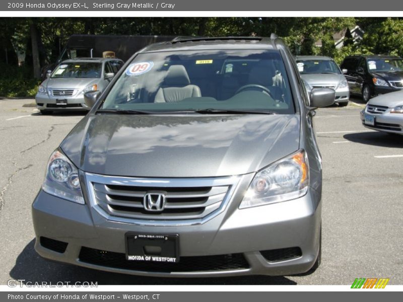Sterling Gray Metallic / Gray 2009 Honda Odyssey EX-L