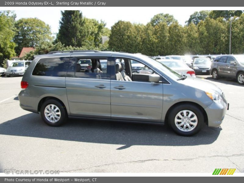 Sterling Gray Metallic / Gray 2009 Honda Odyssey EX-L