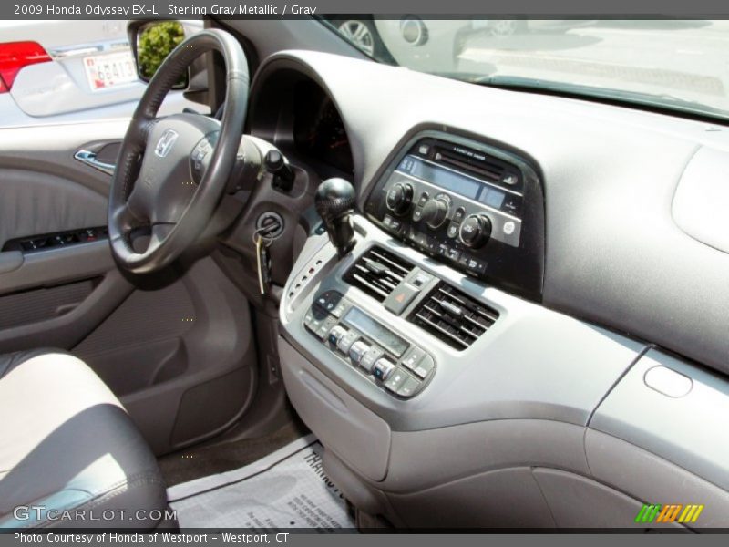 Sterling Gray Metallic / Gray 2009 Honda Odyssey EX-L