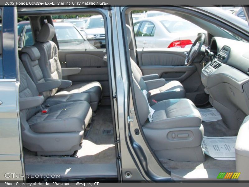 Sterling Gray Metallic / Gray 2009 Honda Odyssey EX-L