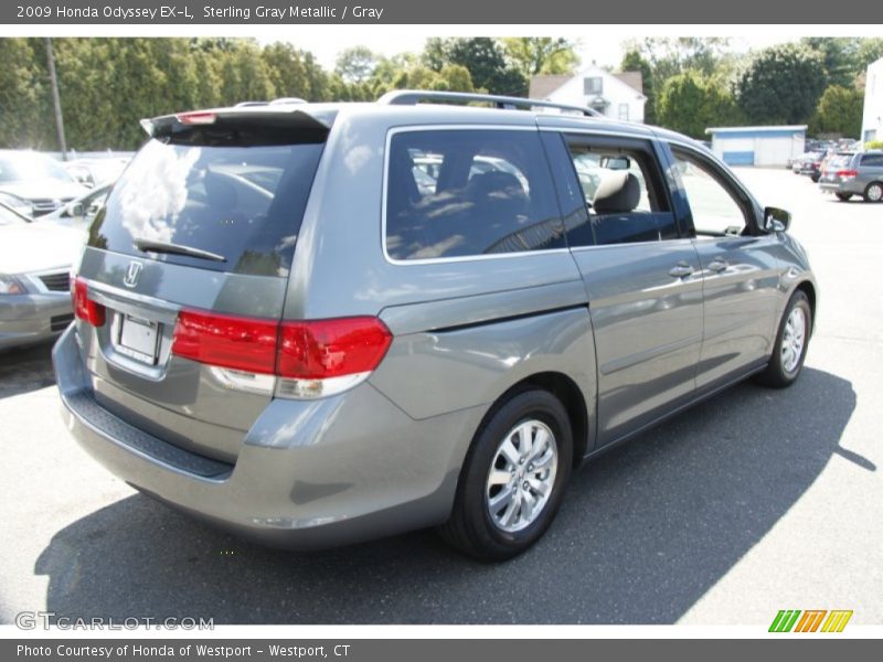 Sterling Gray Metallic / Gray 2009 Honda Odyssey EX-L