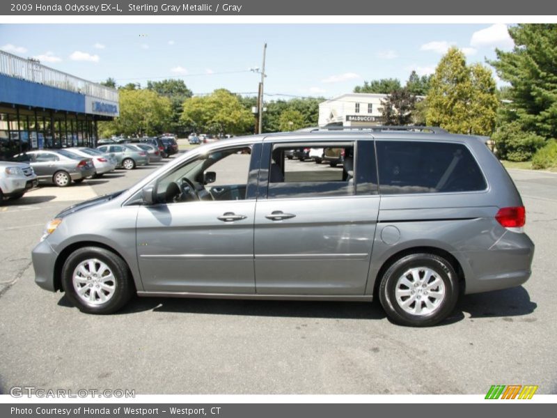 Sterling Gray Metallic / Gray 2009 Honda Odyssey EX-L