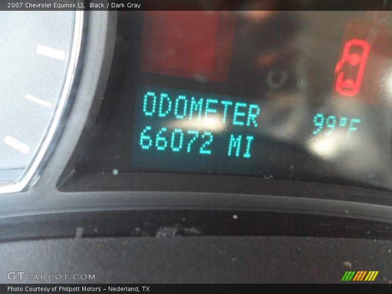 Black / Dark Gray 2007 Chevrolet Equinox LS