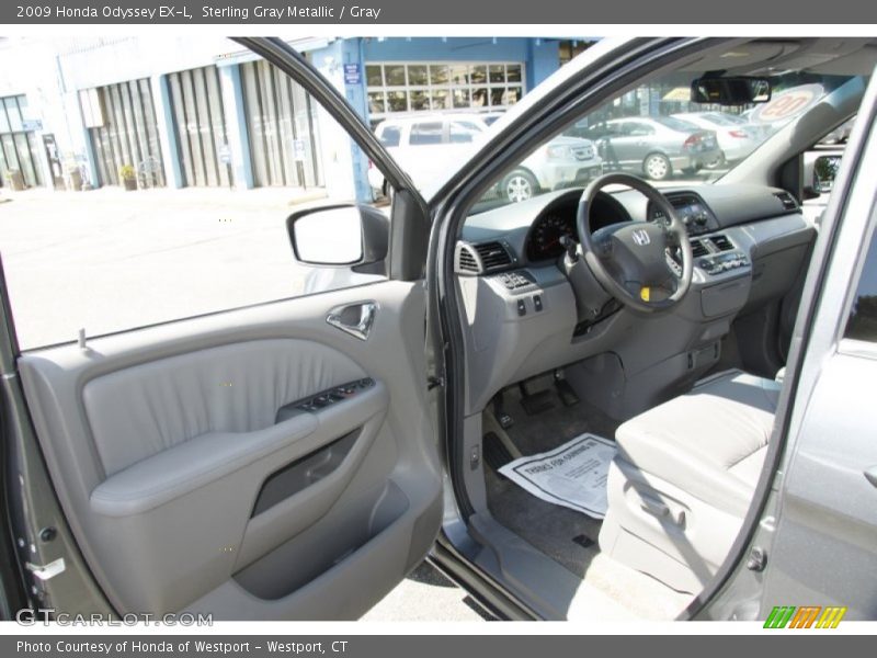 Sterling Gray Metallic / Gray 2009 Honda Odyssey EX-L