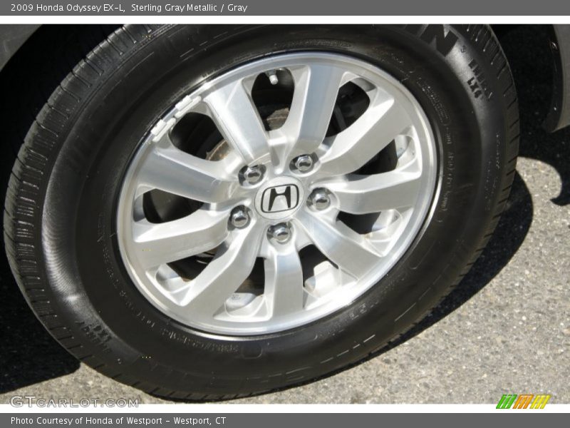 Sterling Gray Metallic / Gray 2009 Honda Odyssey EX-L