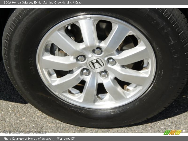 Sterling Gray Metallic / Gray 2009 Honda Odyssey EX-L