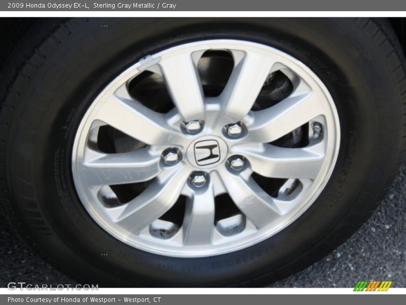 Sterling Gray Metallic / Gray 2009 Honda Odyssey EX-L