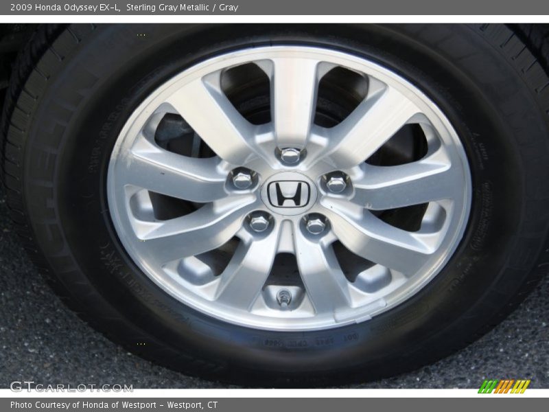 Sterling Gray Metallic / Gray 2009 Honda Odyssey EX-L