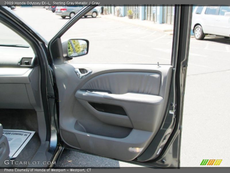 Sterling Gray Metallic / Gray 2009 Honda Odyssey EX-L