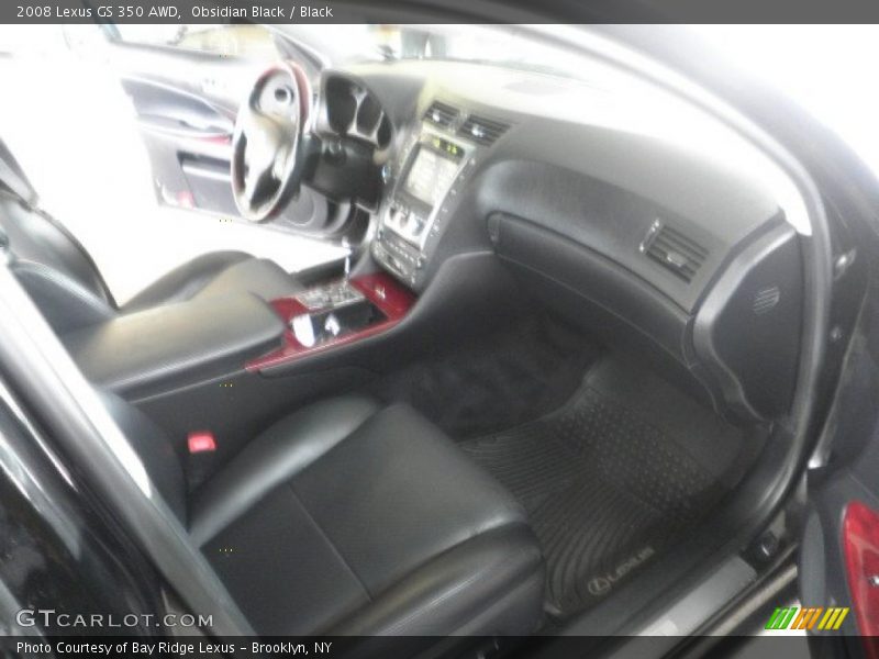 Obsidian Black / Black 2008 Lexus GS 350 AWD