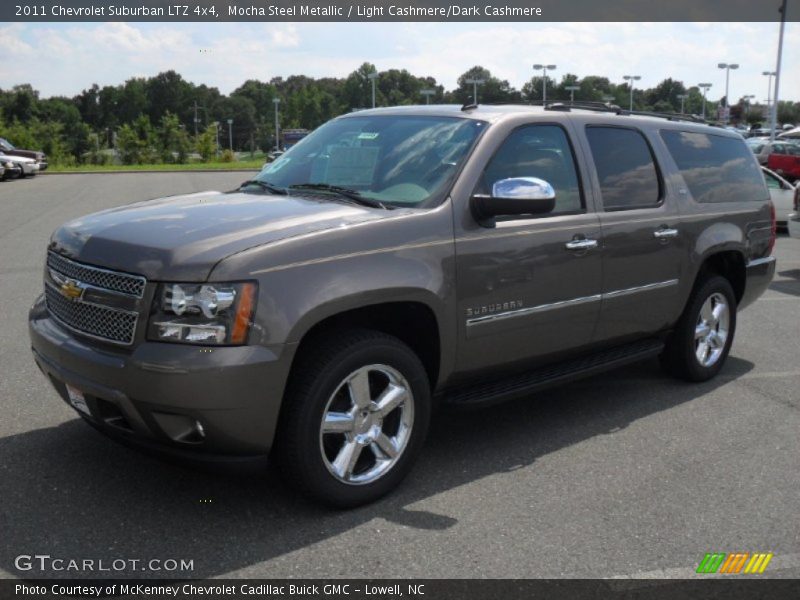 Mocha Steel Metallic / Light Cashmere/Dark Cashmere 2011 Chevrolet Suburban LTZ 4x4