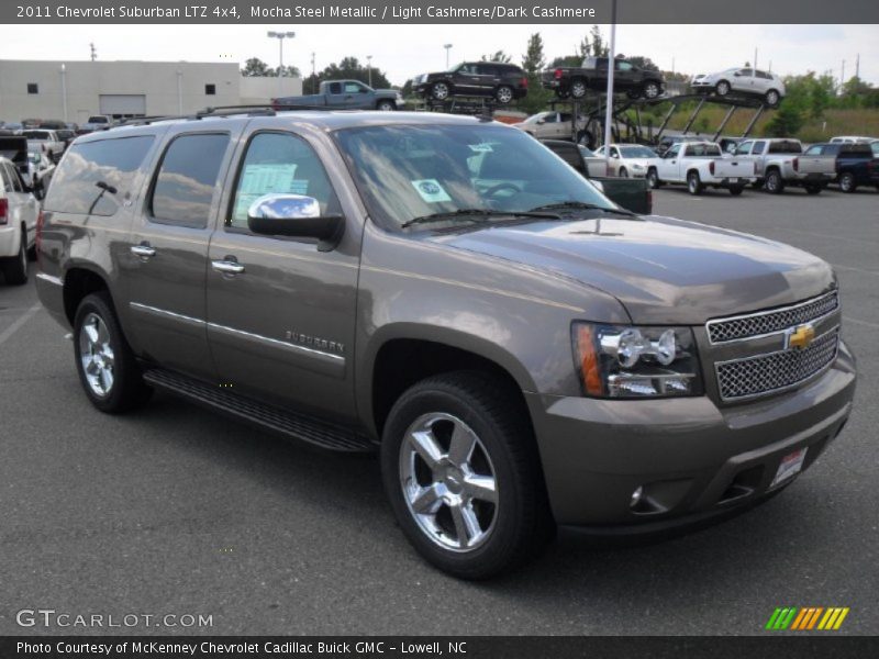 Mocha Steel Metallic / Light Cashmere/Dark Cashmere 2011 Chevrolet Suburban LTZ 4x4