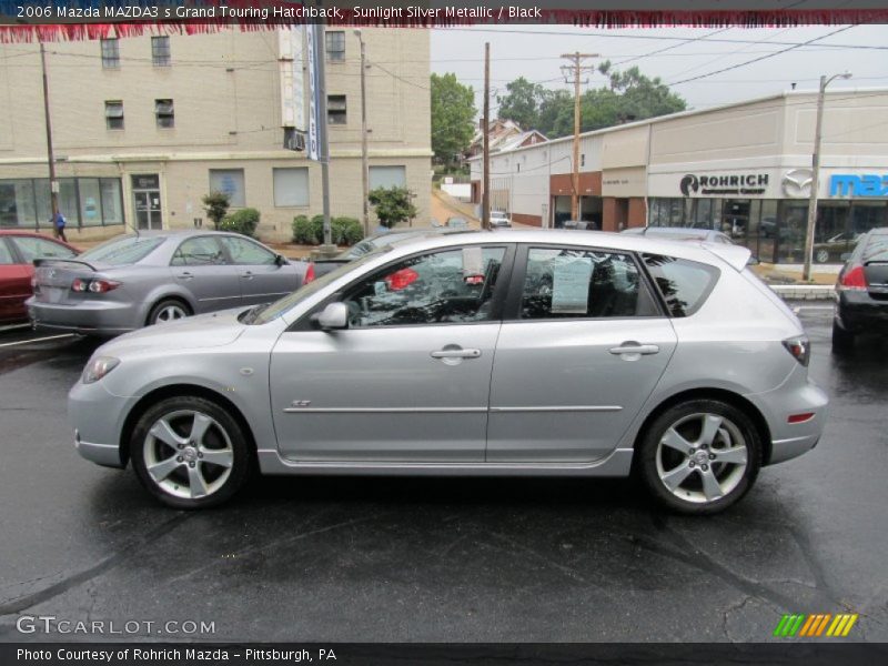 Sunlight Silver Metallic / Black 2006 Mazda MAZDA3 s Grand Touring Hatchback