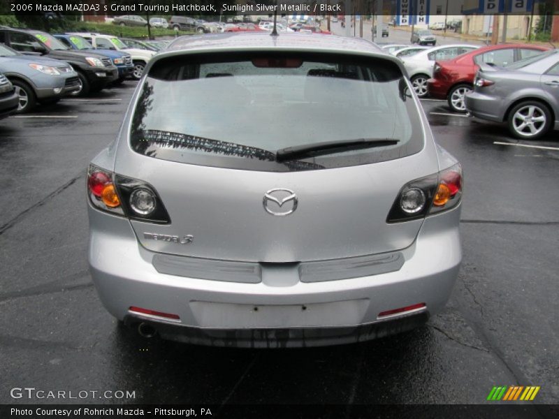 Sunlight Silver Metallic / Black 2006 Mazda MAZDA3 s Grand Touring Hatchback